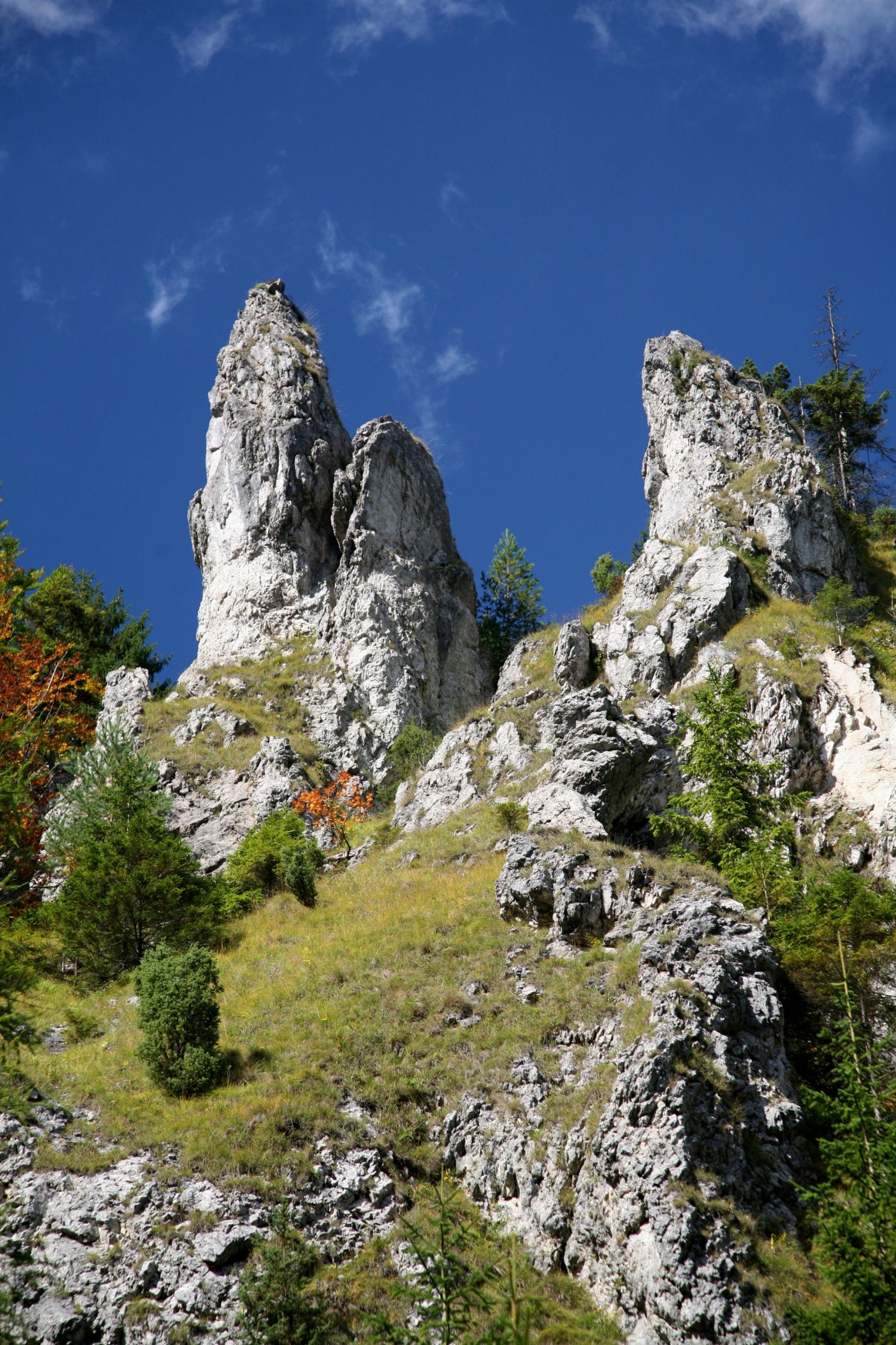skalná formácia vo Vrátnej Doline pri Žiline